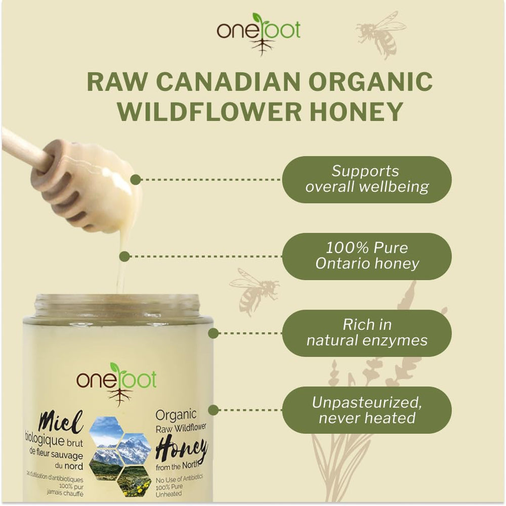 OneRoot unheated cream-texture honey emphasizes easy spreading and smooth indulgence.