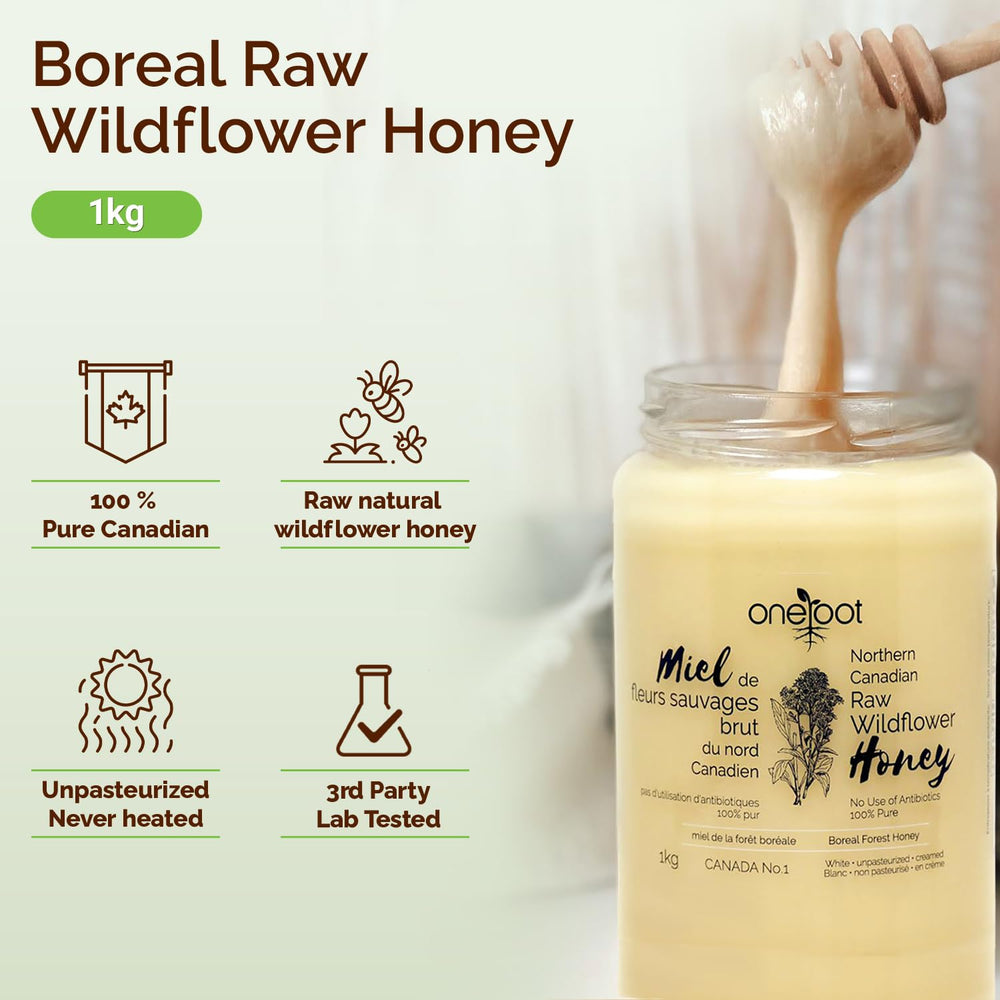 OneRoot wildflower honey cream closeup perfect for spreading on toast.