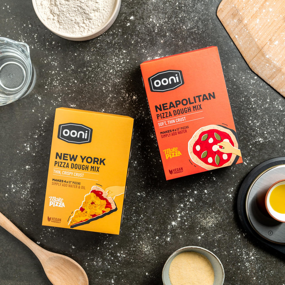 Ooni New York Style oven-ready pizza base, streamlining home baking sessions.