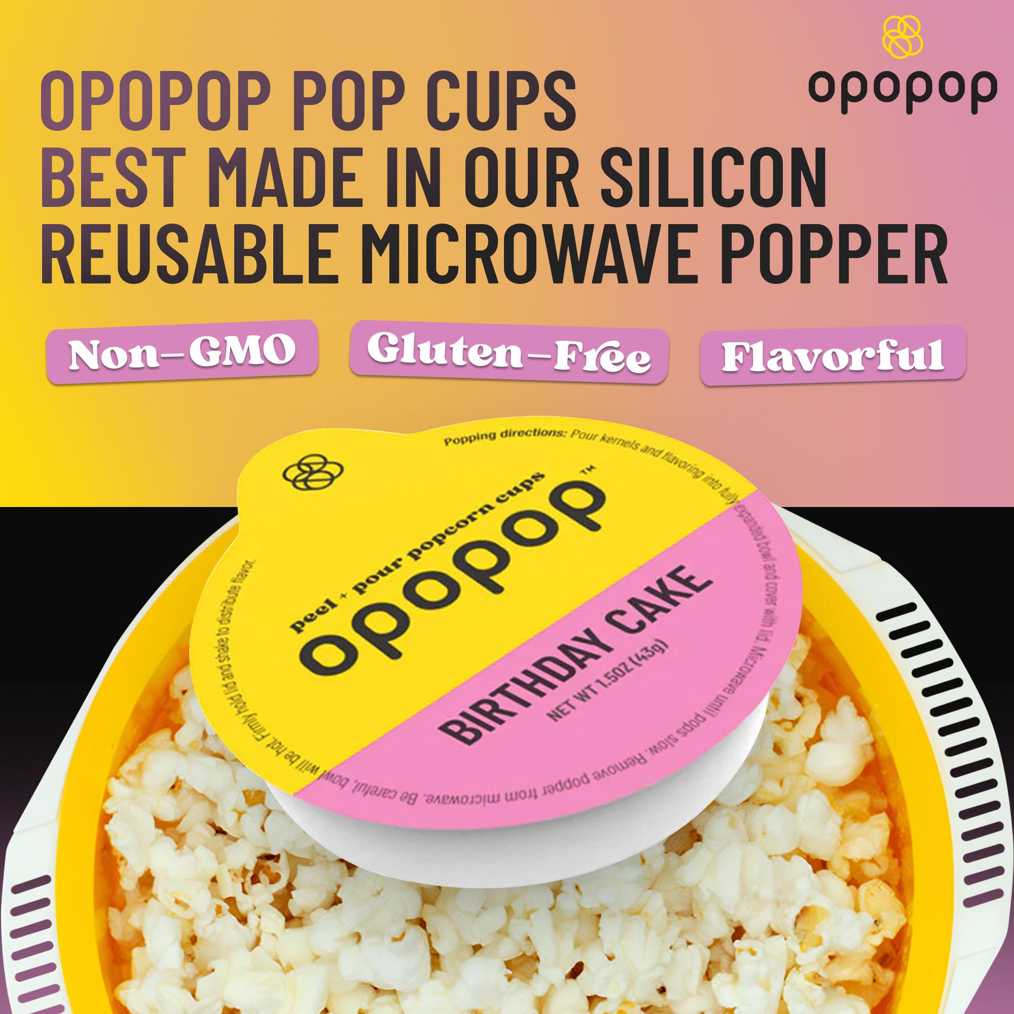 Opopop gluten-free non-GMO label highlights thoughtful ingredient choices