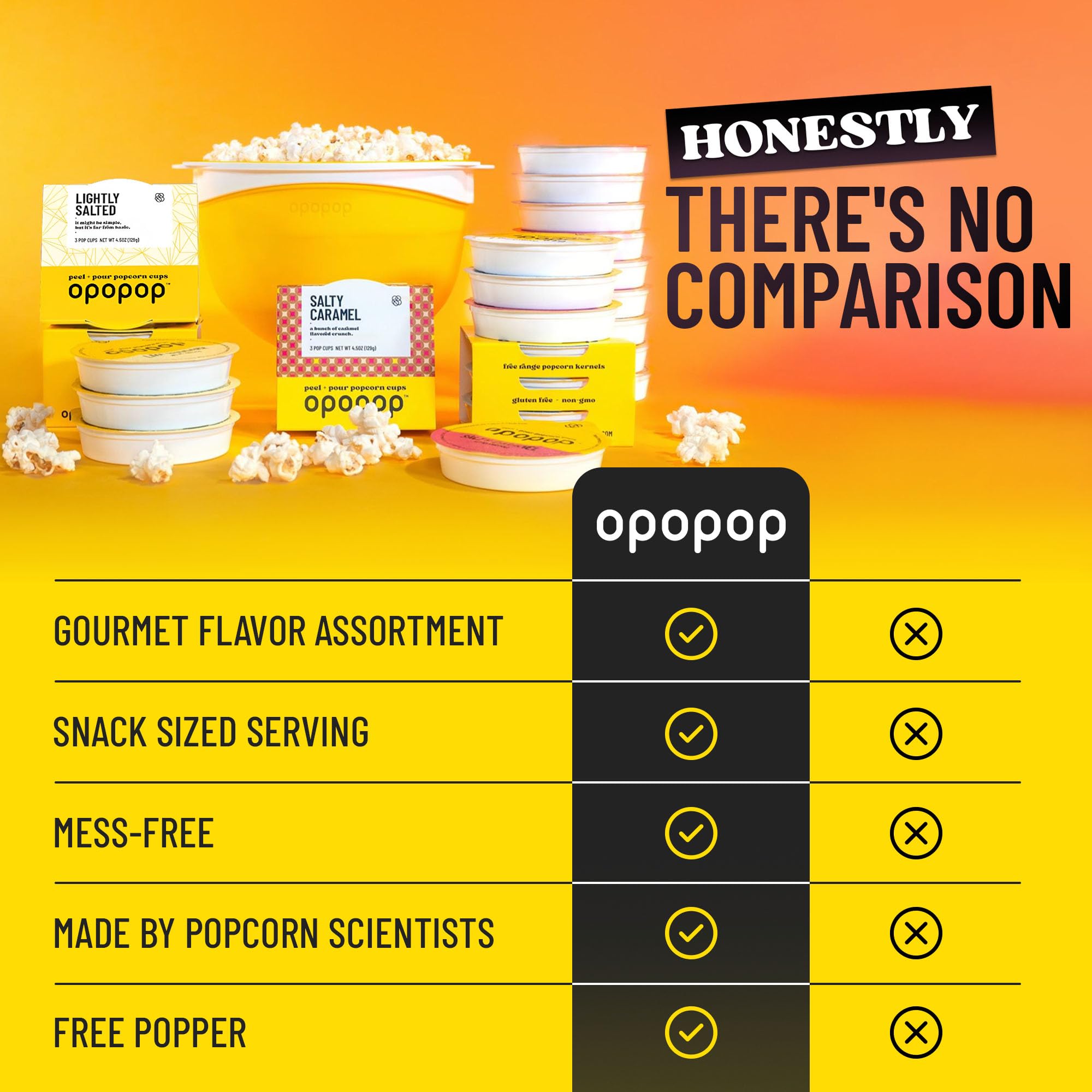 Opopop gluten-free non-GMO snacks for mindful, tasty indulgence