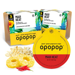 Opopop Maui Heat pop cups six-pack ready for quick island-inspired snacking