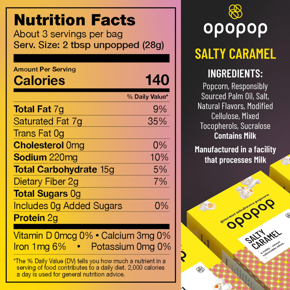 Opopop microwave popcorn bag in the microwave, a convenient heat-and-eat option.