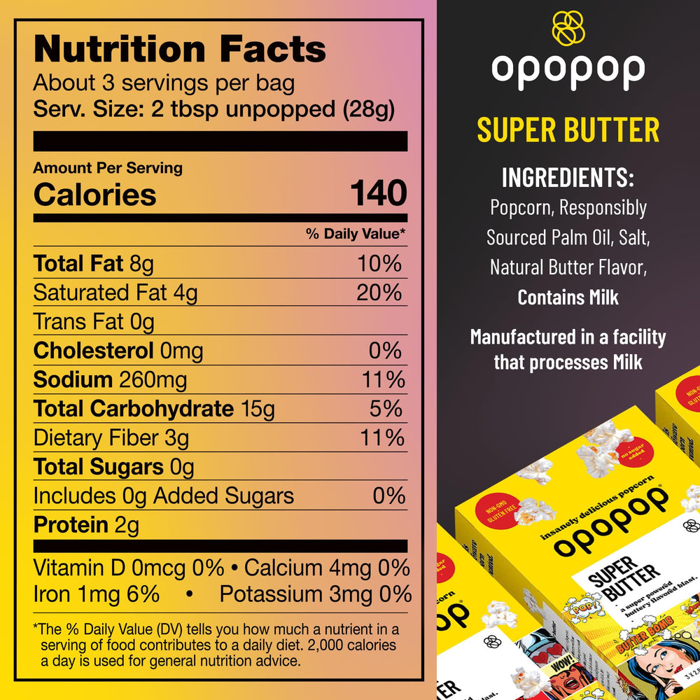Opopop microwave popcorn in progress shows a bag popping for quick, family-friendly snacking.
