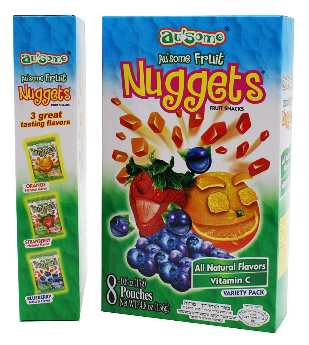 Oppenheimer Fruit Juice Nuggets Gift Box, convenient kosher snack rich in vitamin C.