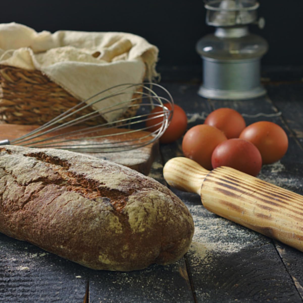 Oppenheimer USA Instant Dry Yeast added to dough for quick, fluffy bread prep.