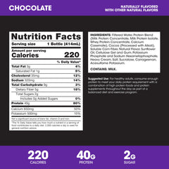 Optimum Nutrition 40g Protein Shake Vanilla bottle view emphasizes creamy flavor on the go