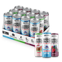 Optimum Nutrition Amino Energy berry-variety can for refreshing energy