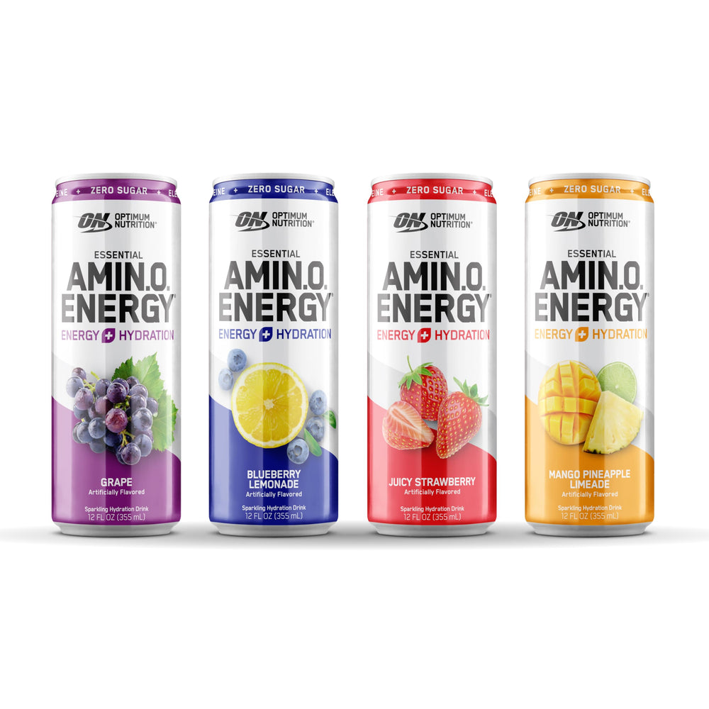 Optimum Nutrition Amino Energy zero sugar and low calories claim