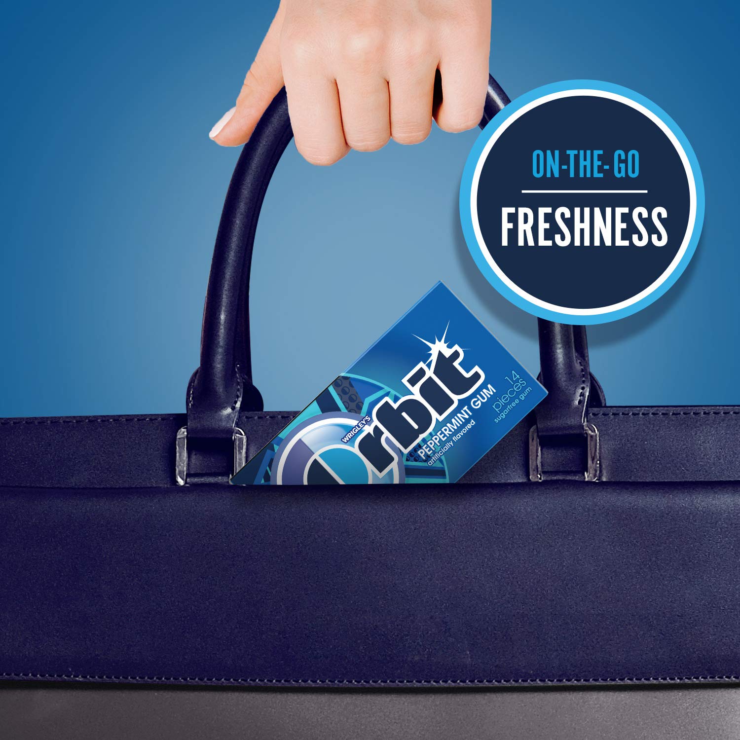Orbit Peppermint Gum holiday stocking-friendly gift idea for mint lovers