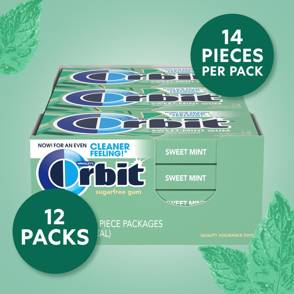 Open bulk box of Orbit gum for quick access