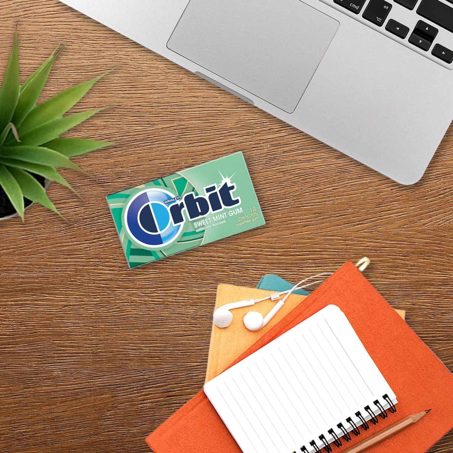 Travel-size Orbit gum pack ready for on-the-go freshness