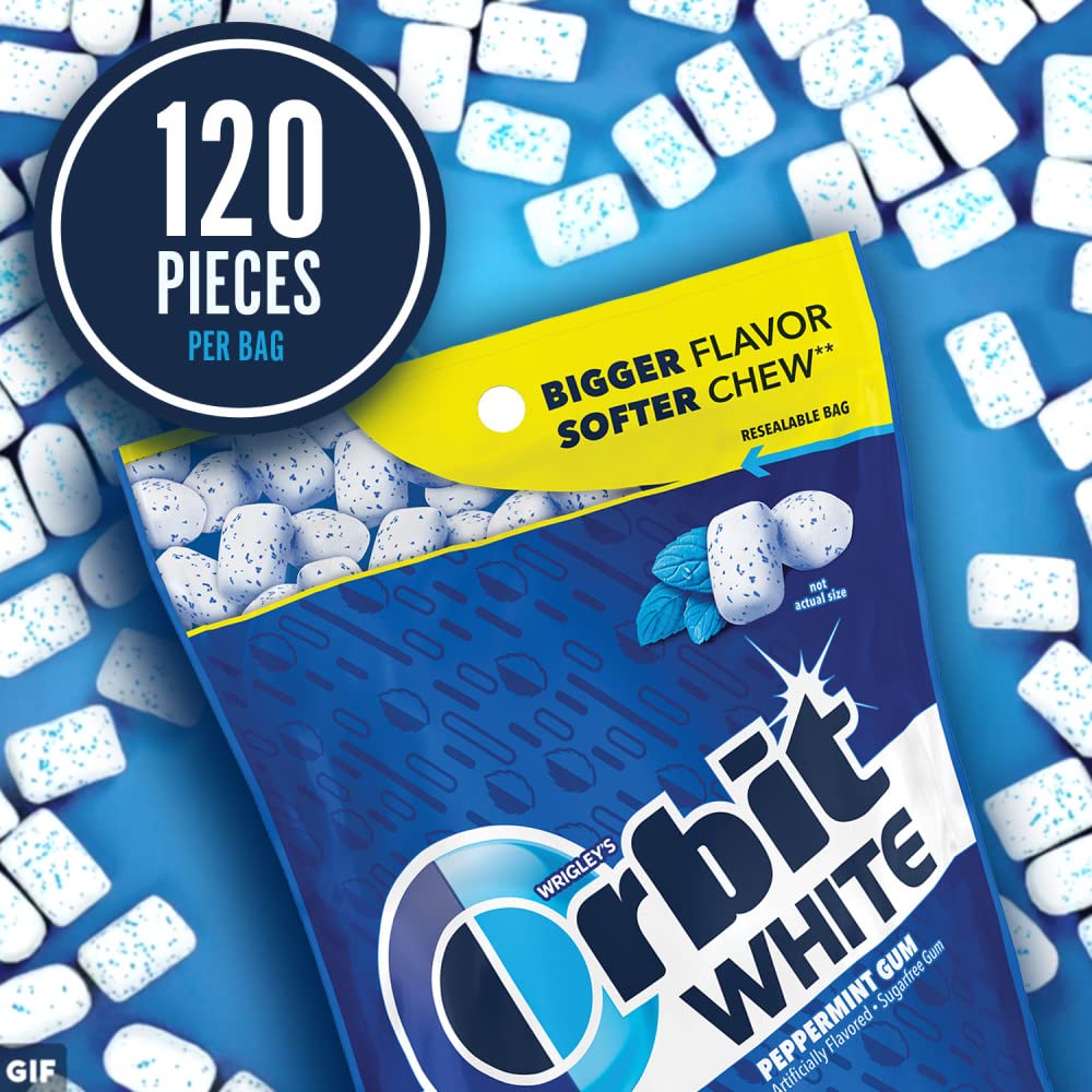 Orbit White Gum bulk pack in use with friends, shareable freshness