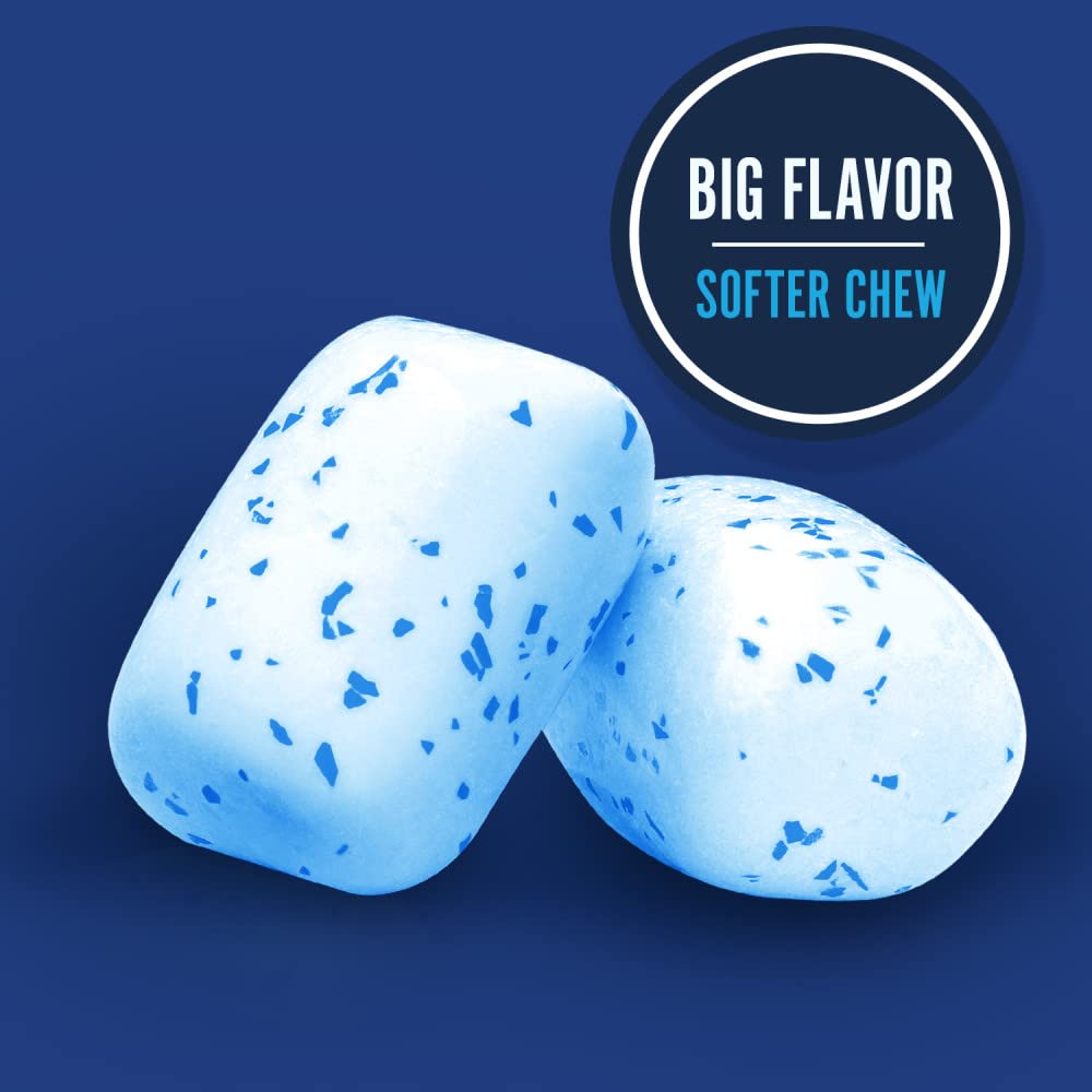 Orbit White Peppermint Gum resealable standup bag, convenient for travel
