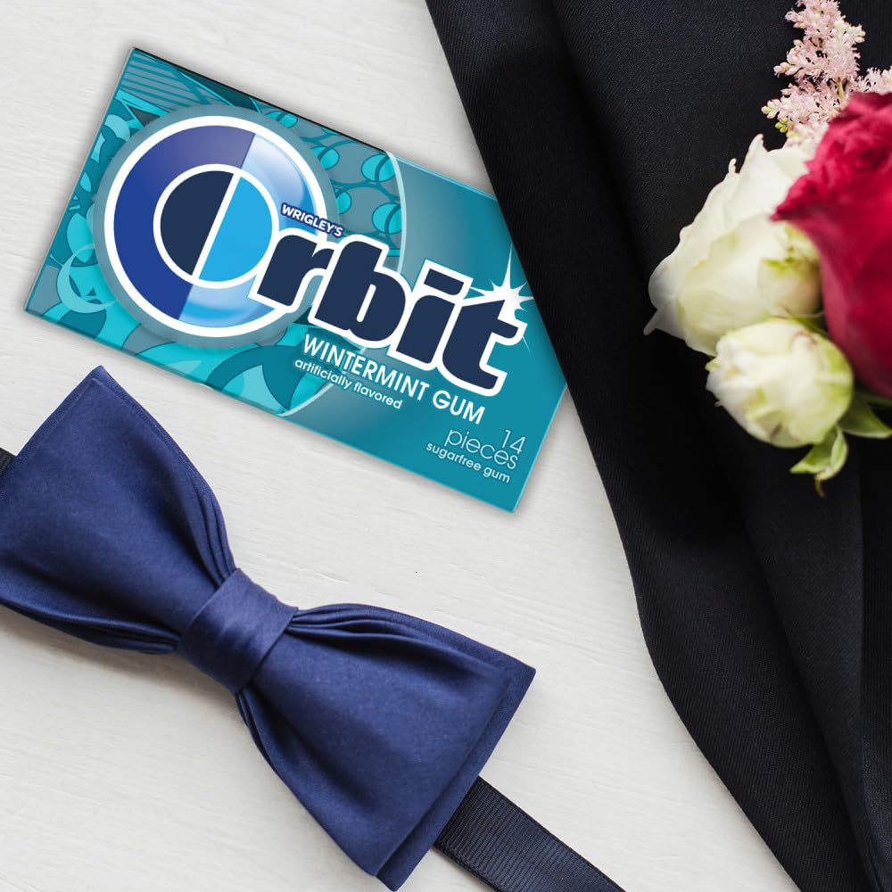 Orbit Wintermint gum in pocket for quick breath refresh