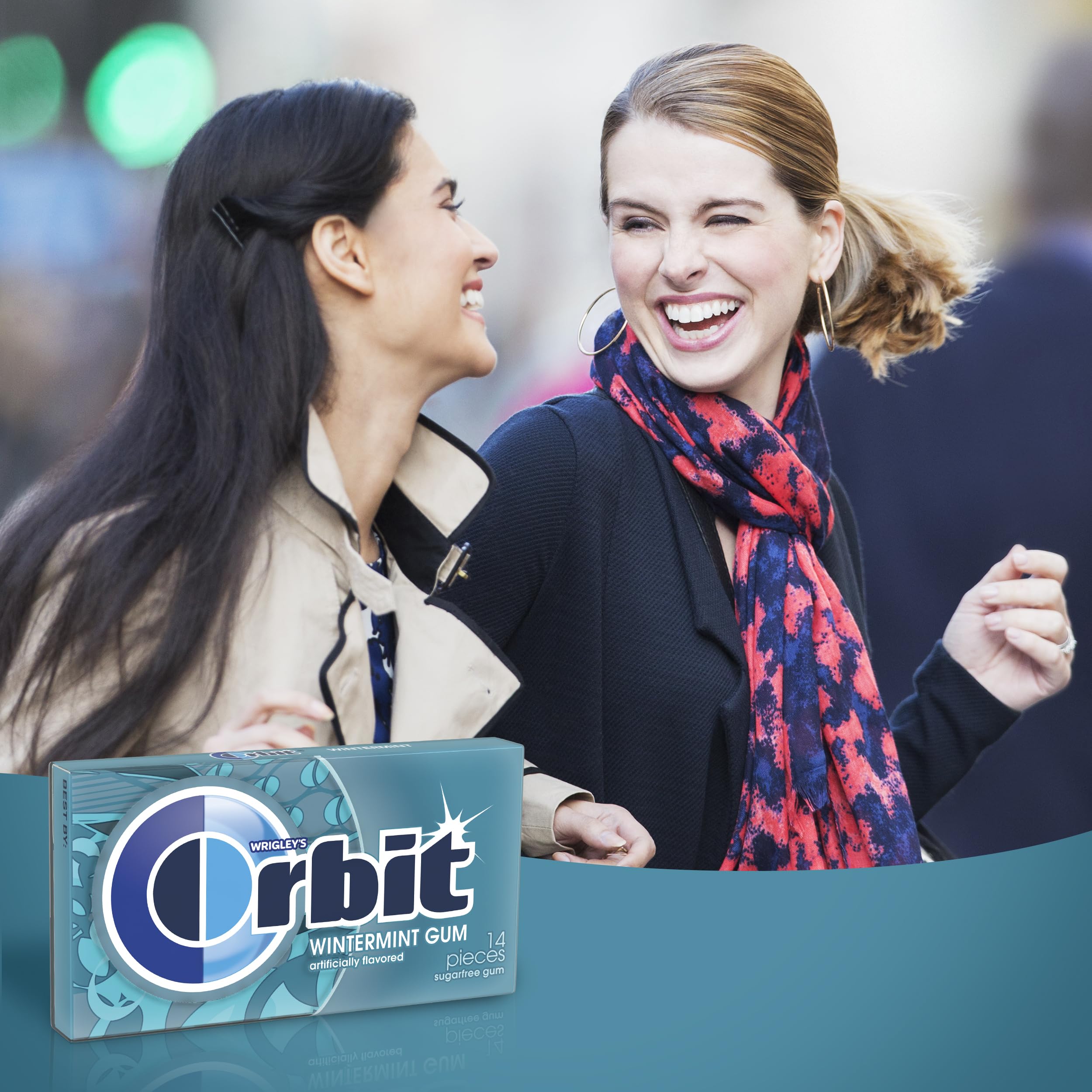 Orbit Wintermint gum sharing boost for groups.