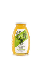 Orchard Pond Tupelo Honey bottle on toast ready for breakfast