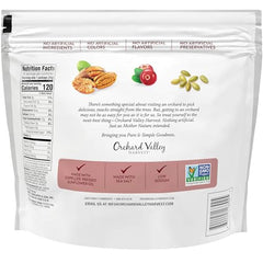 Orchard Valley Harvest glaze pecans with cranberries and pepitas create a sweet-savory topping