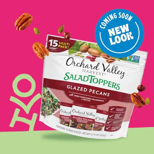 Orchard Valley Harvest glazed pecans on yogurt provide crunchy sweetness and balance