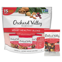 Orchard Valley Harvest Heart Healthy Blend almonds; crunchy, protein-rich snack perfect for on-the-go