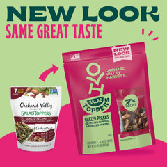 Orchard Valley Harvest Salad Toppers cranberries and pepitas close-up, adds crunch to salads