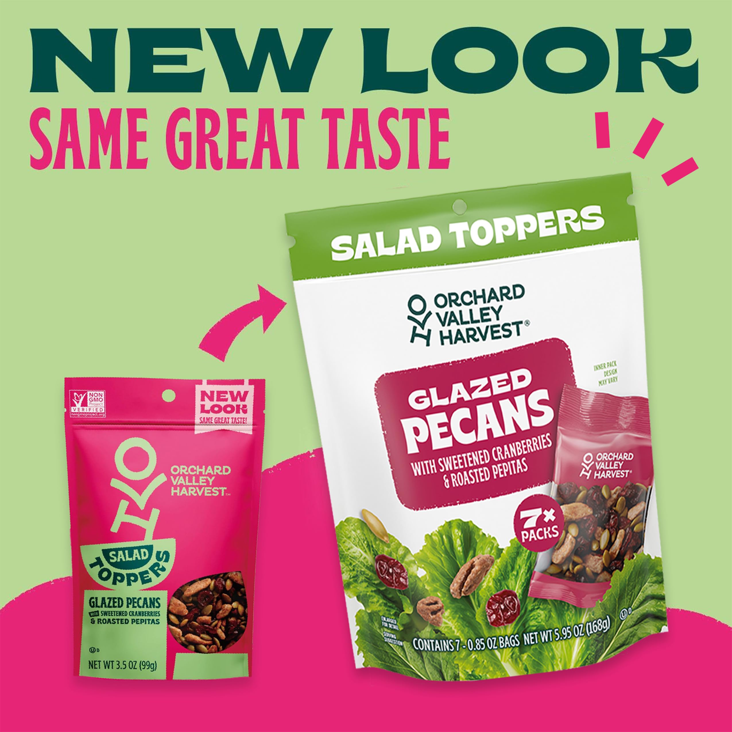 Orchard Valley Harvest roasted pepitas deliver nutty crunch on salads