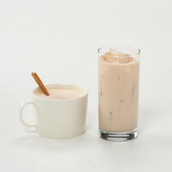 Cafe-at-home scene with Oregon Chai concentrate ready for a latte