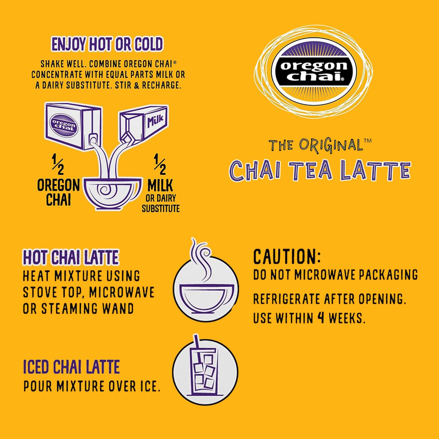 Oregon Chai 25-year heritage flavor crafted with traditional spices.