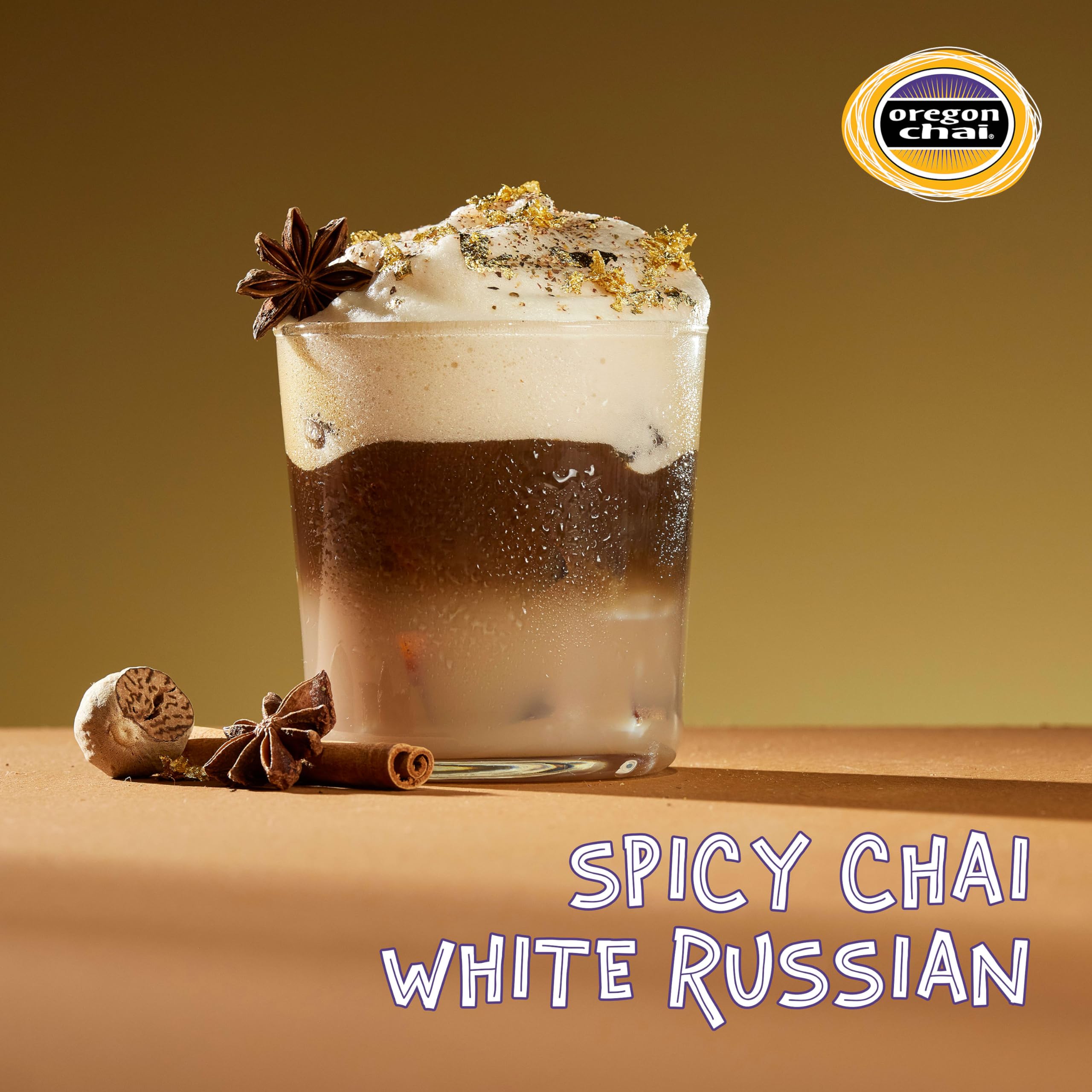Close-up of Oregon Chai spice blend featuring clove and cardamom aroma.