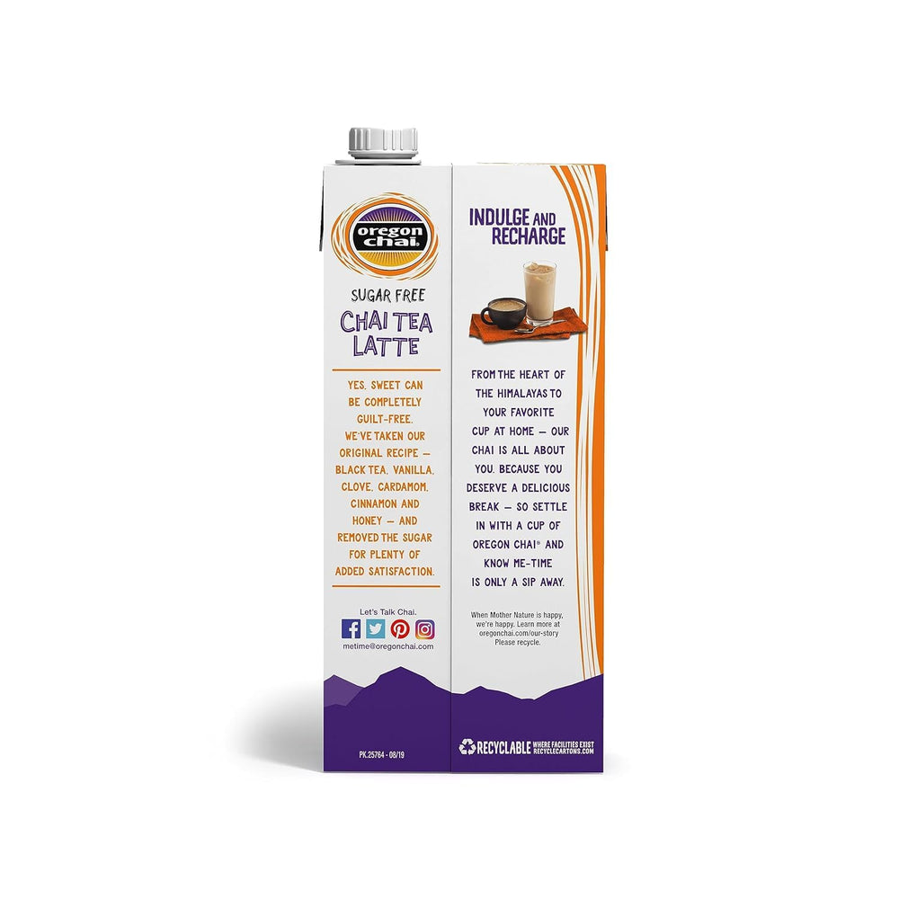 Mix equal parts concentrate and milk for a creamy chai latte.