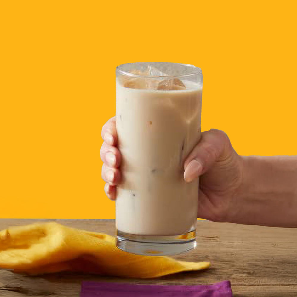 Oregon Chai Sugar Free hot chai in a mug, creamy aroma and spice.