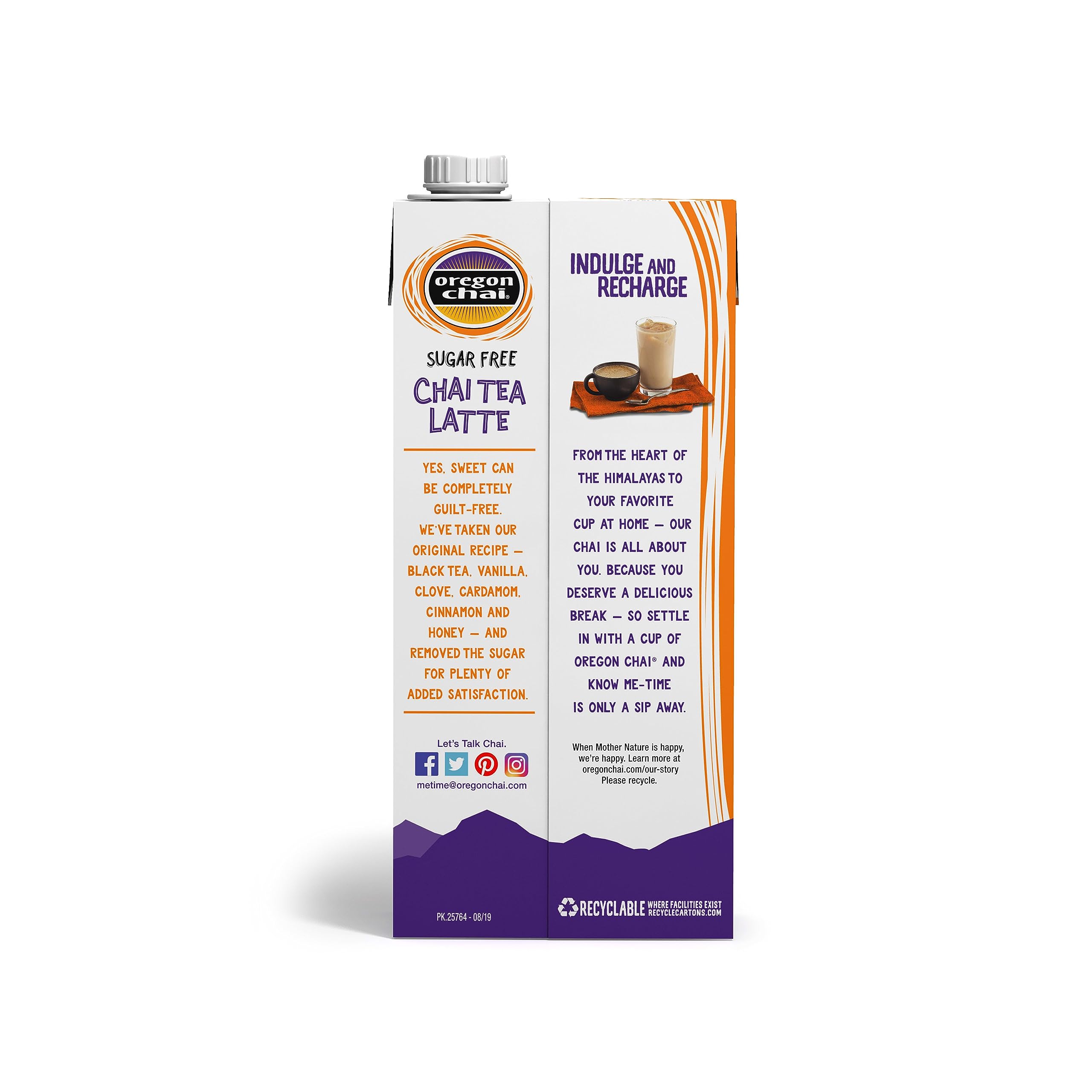 Oregon Chai Sugar Free concentrate refrigerate after opening for freshness.