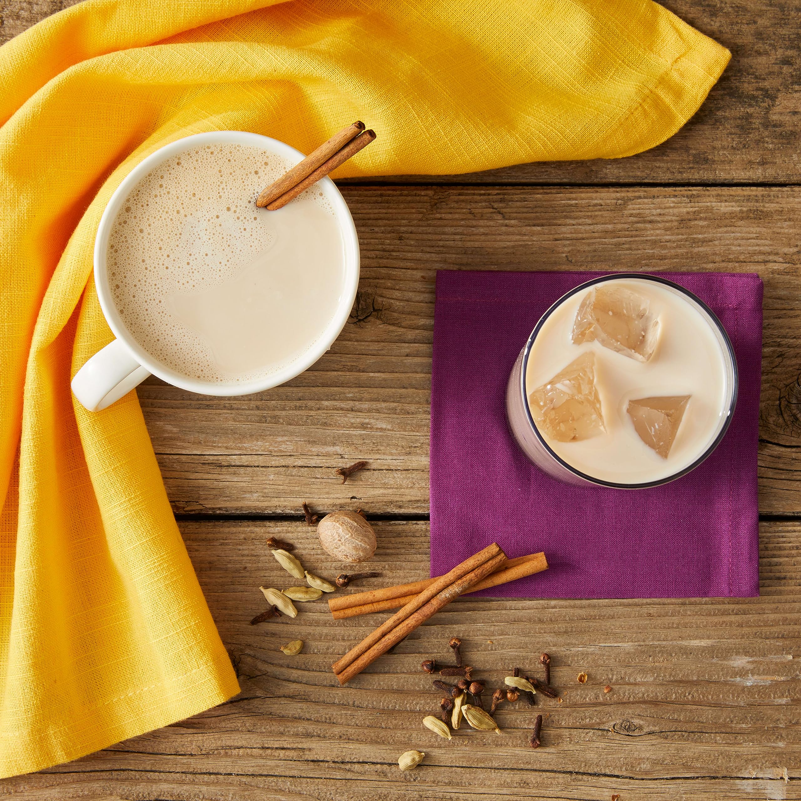 USDA Organic and Non-GMO labels on Oregon Chai packaging