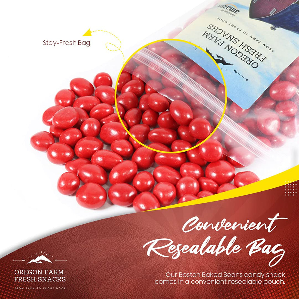 Oregon Farm Fresh Snacks Boston Baked Beans Candy gift tray — nostalgic treat for celebrations
