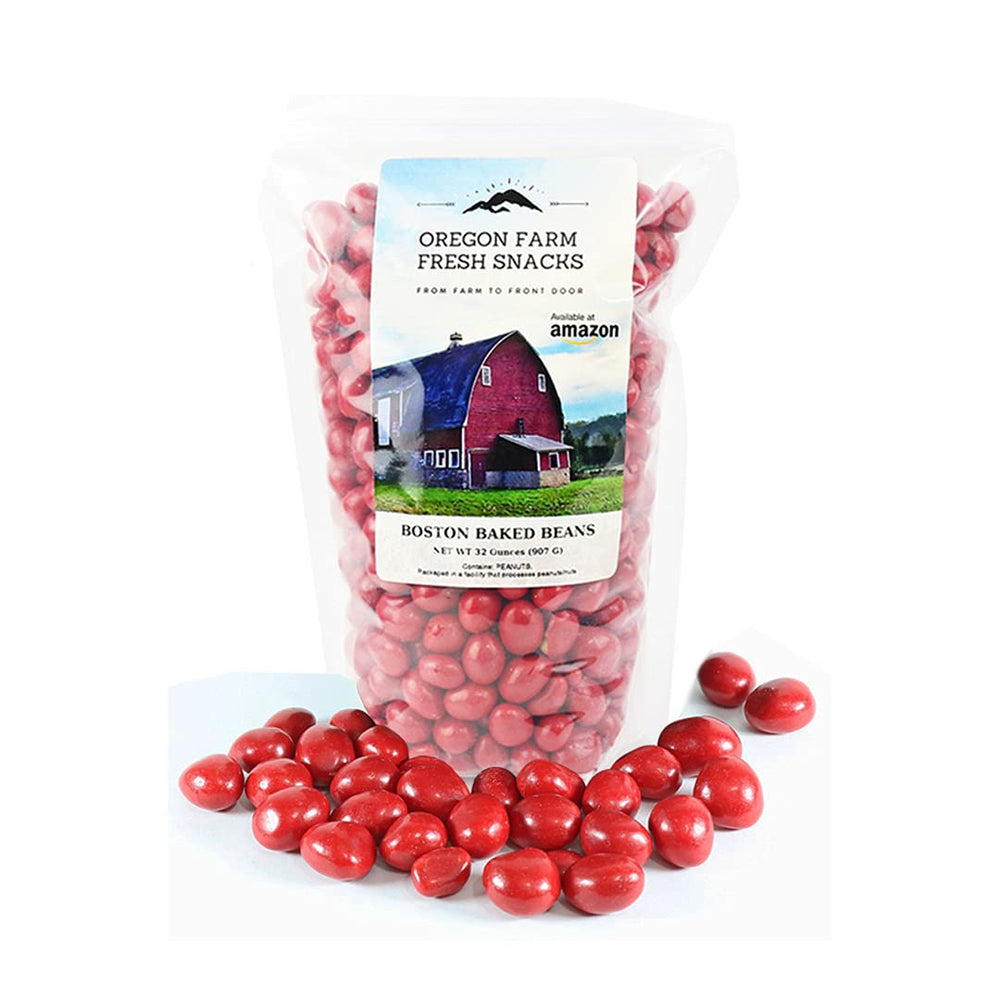 Oregon Farm Fresh Snacks Boston Baked Beans Candy Oregon origin — crafted in the USA for quality snacking