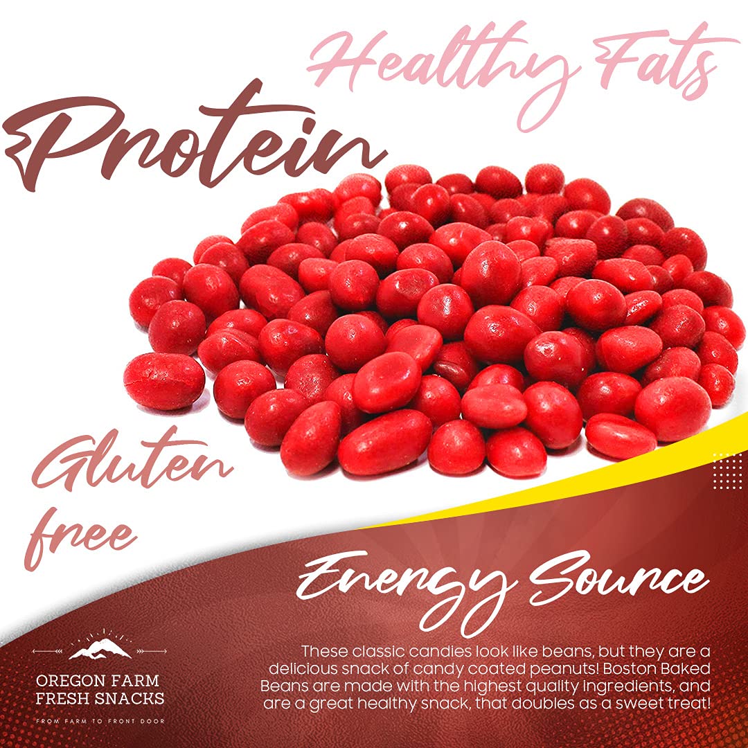 Oregon Farm Fresh Snacks Boston Baked Beans Candy served in a bowl — perfect party bite