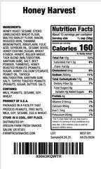 Oregon Farm Fresh Snacks Honey Roasted Peanuts close-up highlighting rich flavor.