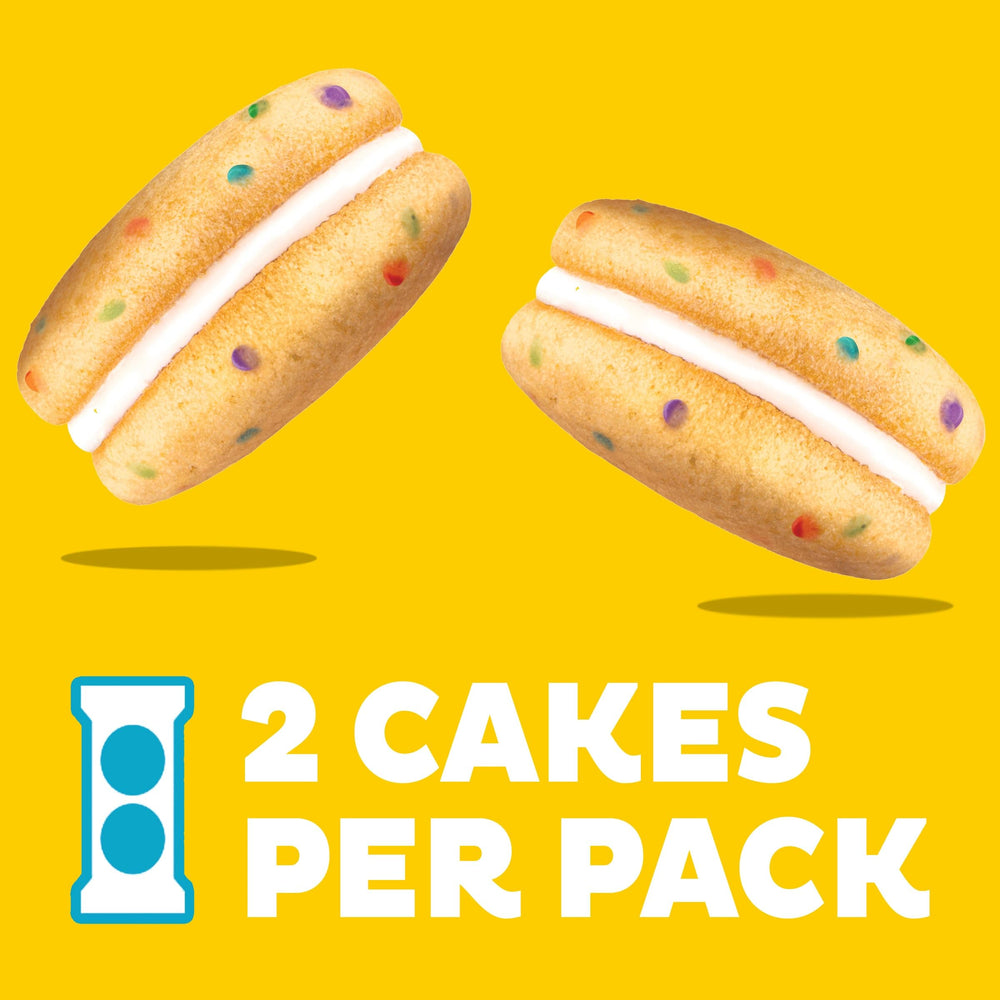 OREO Cakesters birthday creme between soft yellow cakes