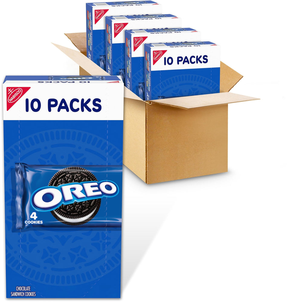 OREO chocolate sandwich cookies in a 40-pack for convenient sharing.