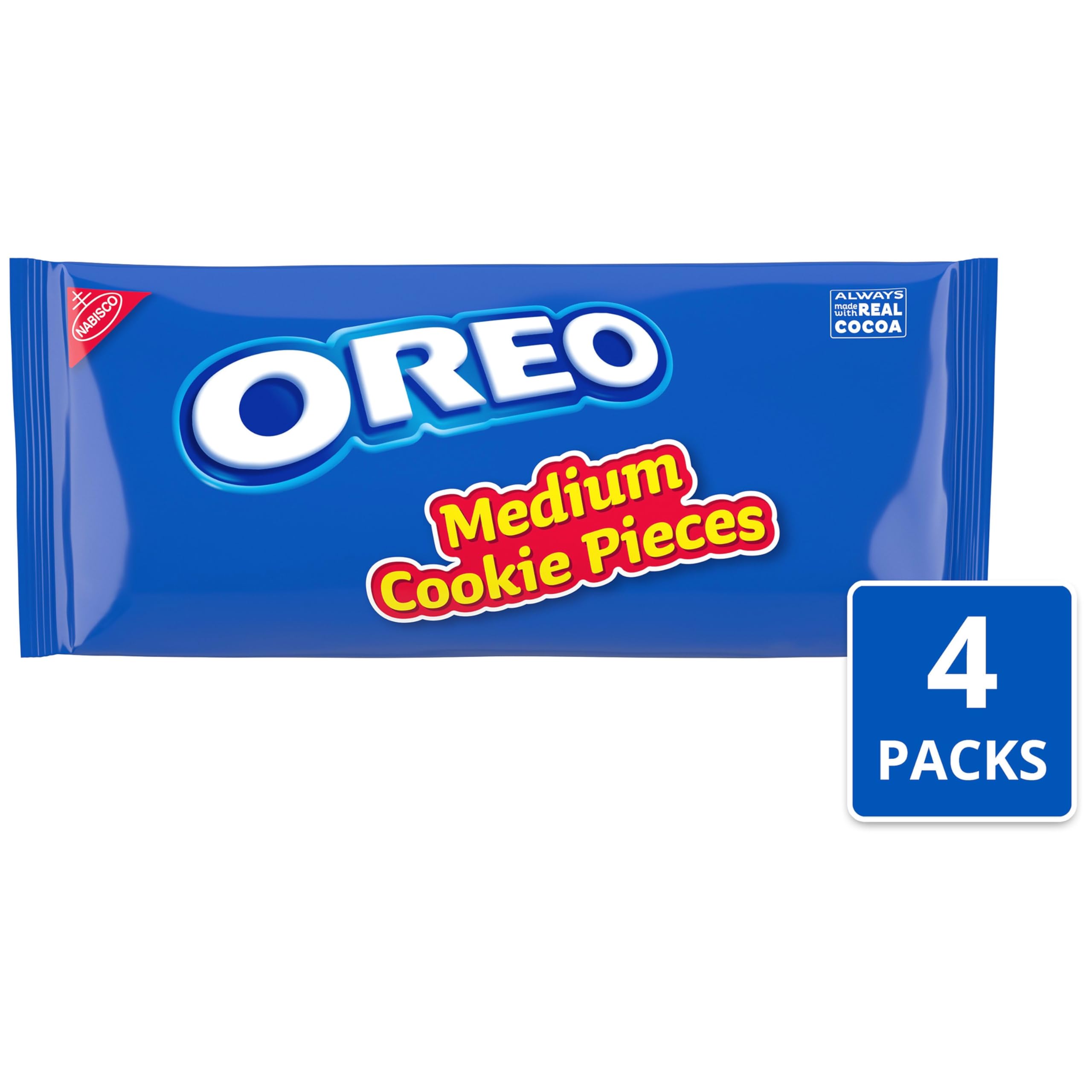 OREO chocolate wafers close-up highlighting real cocoa richness