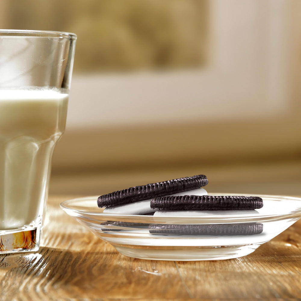 OREO cookies used in a dessert recipe for added texture.