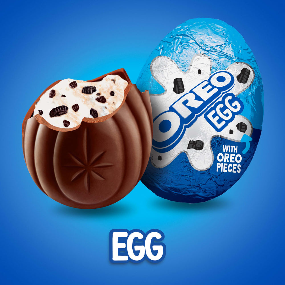 OREO Creme Filled Easter Egg individually wrapped to stay fresh and shareable