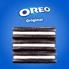 OREO creme filling between wafers highlighting classic flavor for desserts.