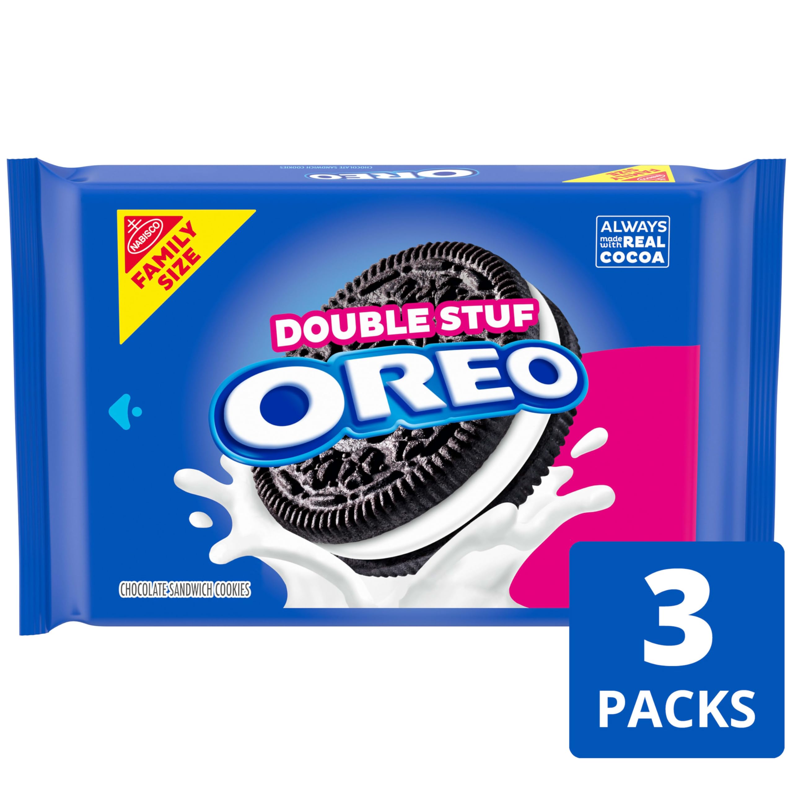 OREO Double Stuf creme filling highlighting rich flavor ideal for desserts