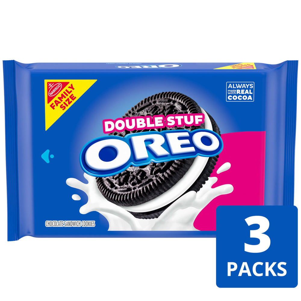 OREO Double Stuf creme filling highlighting rich flavor ideal for desserts