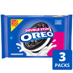 OREO Double Stuf creme filling highlighting rich flavor ideal for desserts