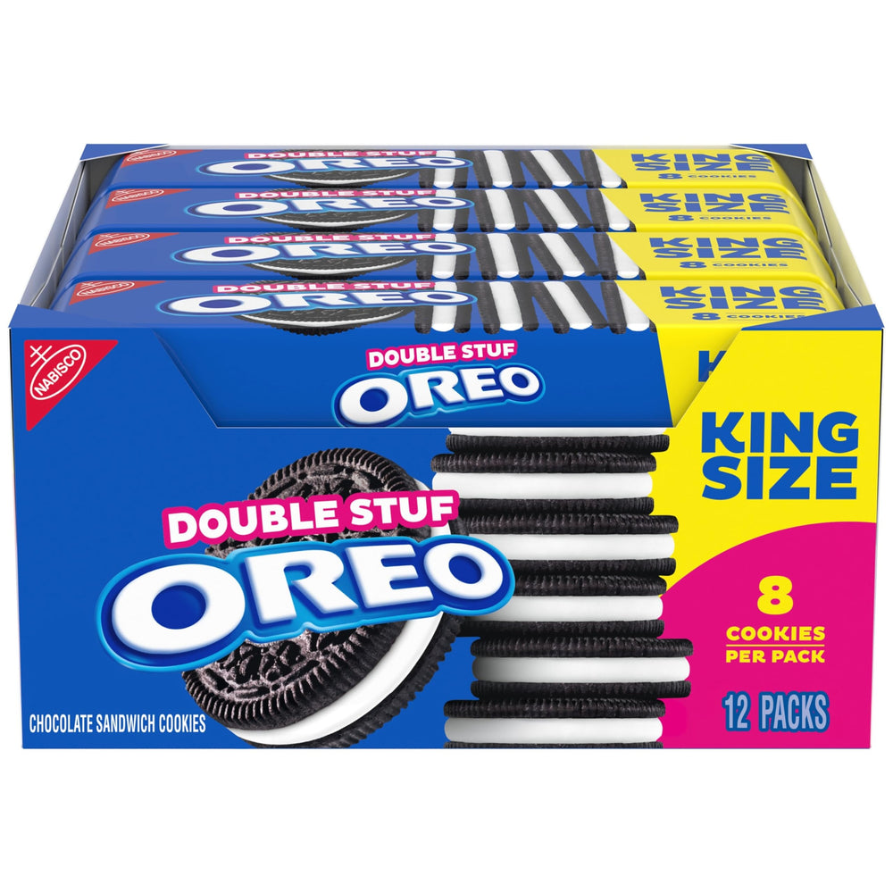 OREO Double Stuf chocolate cookies king-size pack ready for sharing