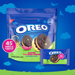 OREO Easter designs cookie bumble bee illustration adds festive flair.