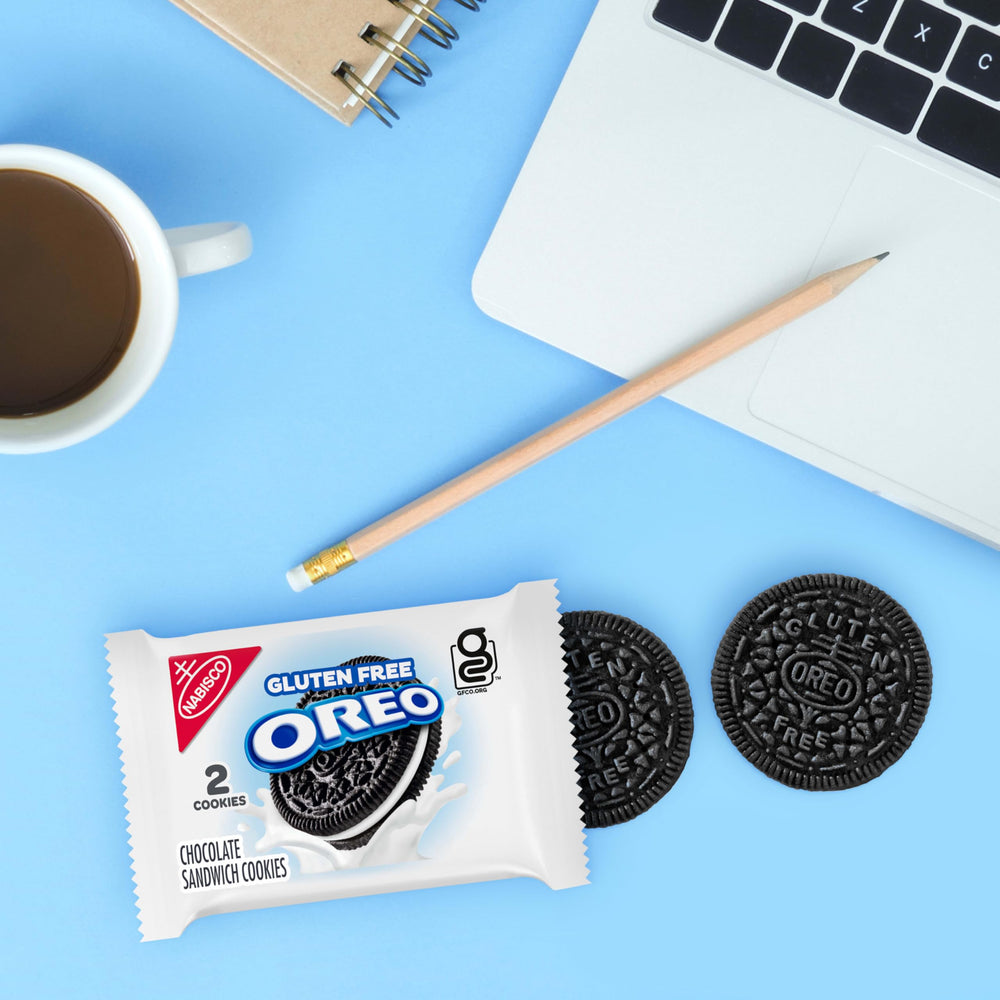 OREO gluten-free creme filling close-up for indulgent moments.