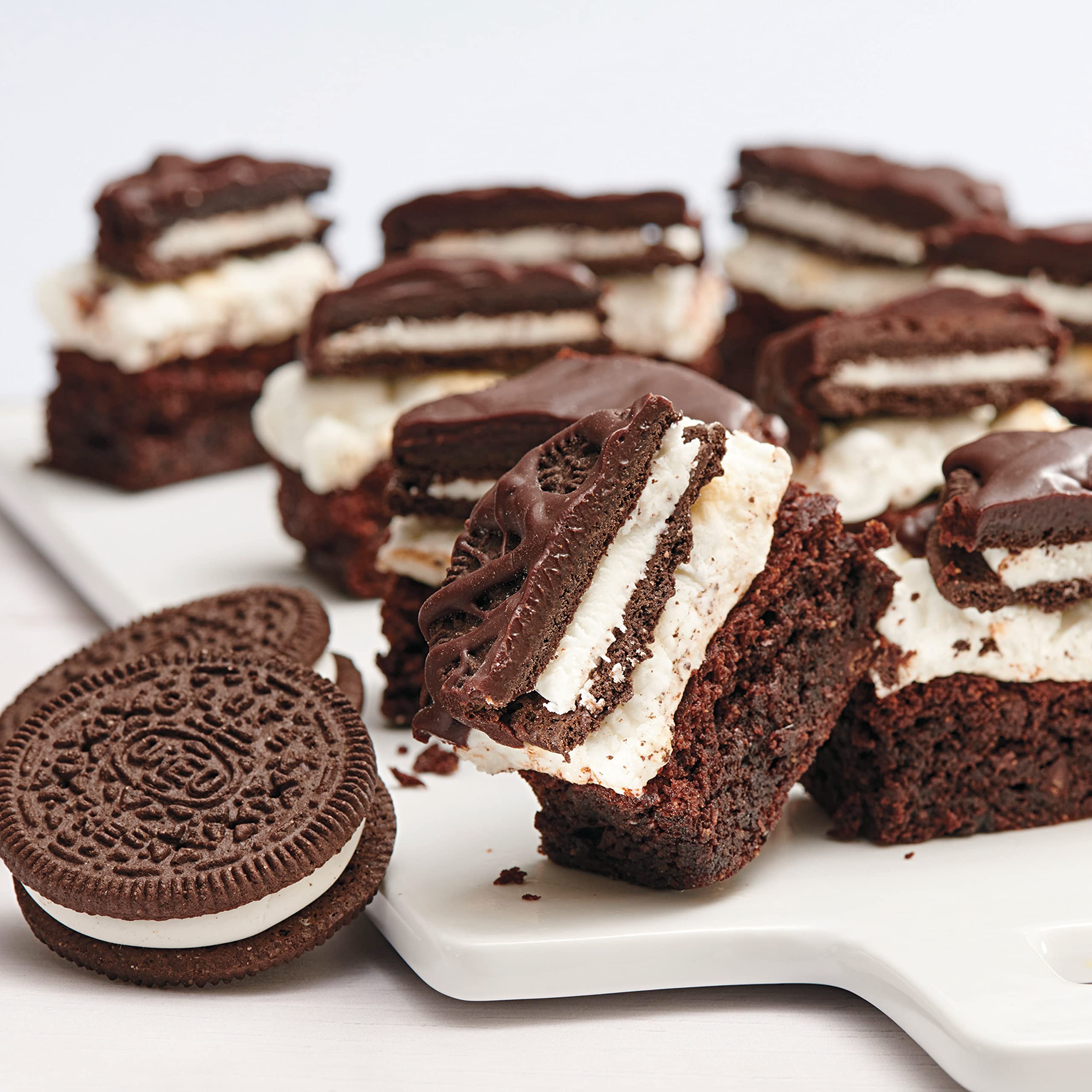 OREO Gluten Free chocolate aroma enhances a quick snack break.